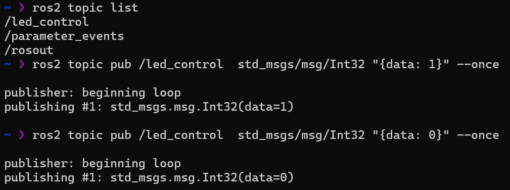 Micro-ROS Topic